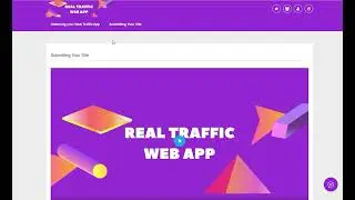 Real Traffic Web App Review and Bonus