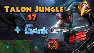 HD Rework Talon jungle OP S7  gank Gameplay et commentary FR