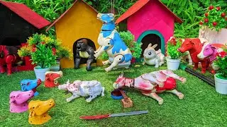 PROSES POTONG SAPI QURBAN !! SIMULASI POTONG SAPI COW MILK COW CARTOON