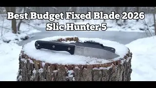 Лучший бюджетный нож с фиксированным клинком 2026 года! Ножи Slic Hunter 5!