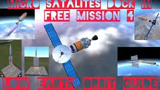 Ellipse Rocket Simulator # Free Mission 4 # Micro Satalites Dock In Very Low Earth Orbit Guide