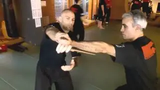 Silat drill - knife drill - Seminar March 2016 with Jeff Espinous