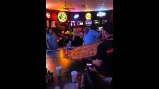 62 inch Pizza at Big Lou's in San Antonio, Texas