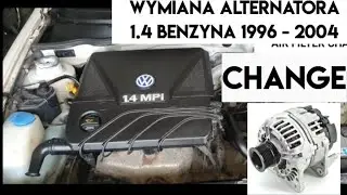 1.4 MPI ALTERNATOR PASEK OSPRZĘTU WYMIANA LUZOWANIE NAPINACZA CHANGE BELT VW SKODA SEAT