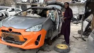 Toyota Aqua Full Accident Repair | Complete Body Restoration & Painting