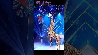 Man transforms into a Giraffe on AGT , America's got talent