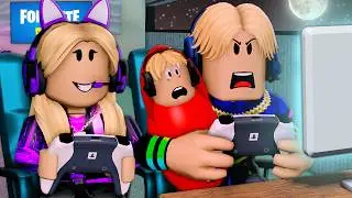 Born Into A GAMER Family! (A Roblox Movie)