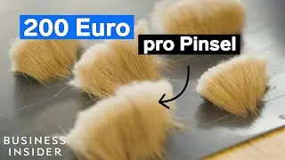 200 Euro f&uuml;r einen Aquarellpinsel: So werden sie aus Kolinsky-Zobel hergestellt