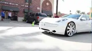 Fisker Karma on 24 inch rims