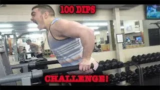 Blind Guy vS Steve Cook At The 100 Dips Challenge!