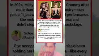 Miley Cyrus Wins First Grammy & Shuts Down the Stage! 🏆✨ | 2024 Music Moment