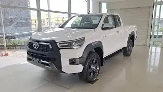 รุ่นนี้สีนี้จัดว่าสวยเลย พาชม 2024 Toyota Hilux Revo PreRunner C-Cab 2x4 2.4 Entry MT สีขาว 7.68 ส.