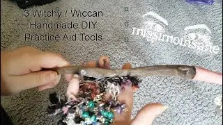 Witchy - 3 DIY Practice Aids Tools - Pagan / Witch / Eclectic Wicca (UK)