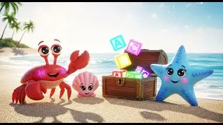 ABC Treasure Hunt at the Beach 🏖️🌊 | Alphabet Song for Kids | Fun Learning Adventure