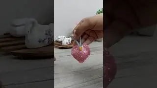cute heart shape keychain#diy #art #craft #keychain #cute#cutekeychain #cutekeychain