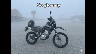 Exploring In The Fog Between Chappell Hill, TX and Lake Somerville - KLX300