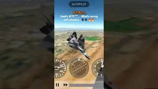 GeoFs... WTF🗣🔥🔥☠️☠️ | #geofs #physics #wtf #lol #su35