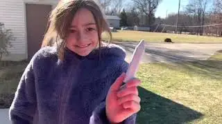 Covering the drive way with chalk?!?!