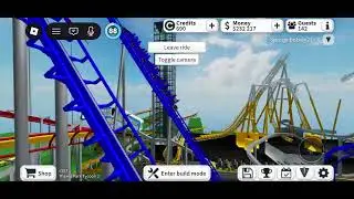 Boomerang coaster in theme Park tycoon 2