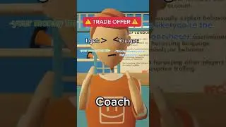 Rec Room Coach tries to trade you THIS 😬... #shorts