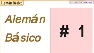 Aprende alemán. Curso Básico. Lección 1