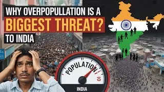 why  overpopulation is a biggest threat to india#indiapopulation 