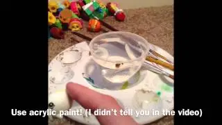 Diy How To Paint Custom Shopkins Googy