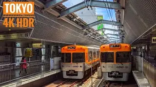4K HDR - Japan Train Ride - Keio Inokashira Line, Shibuya to Kichijoji