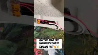 👏Every LED Strip Light Install Should Look Like This 🔥#shorts#viral#fyp#trending#diy#electrical