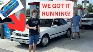 First Start & Drive on our 1989 Luxury Toyota! - Cresseeda Project Pt. 2