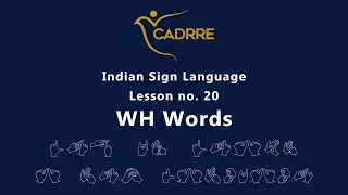 Learn Indian Sign Language | Lesson 20 | WH Words