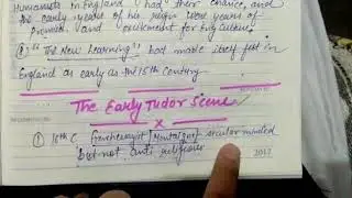 The Early Tudor Scene....English Literature