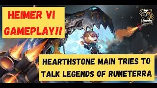 Hearthstone player tries to teach LOR | Beginners guide | Heimer Vi gameplay | Legends of Runeterra