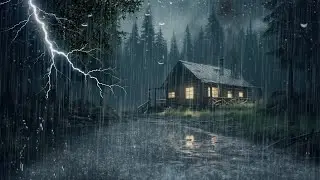 HEAVY RAIN AND THUNDER SOUNDS - DEEP SLEEP | Thunderstorm For Sleeping | Rain Sounds For Sleeping