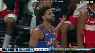 Ajay Mitchell Full Highlights Oklahoma City Thunder vs Washington Wizards - October 30, 2025