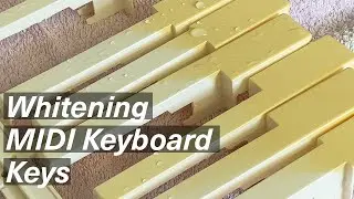 Whitening my MIDI keyboard keys