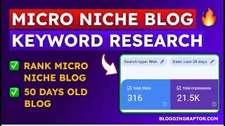Micro Niche Blog Rank Karo🔥Micro Niche Keyword Research 📈