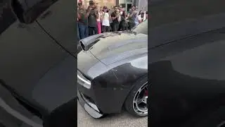 Dodge Daytona SRT Concept Revs EV Engine At Premier! SOUNDS INSANE. #Shorts