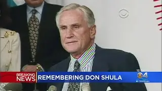 Former Miami Dolphins Head Coach Don Shula Passes Away At 90