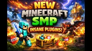 Day 3 - NEW MINECRAFT SMP LIVE ( Insane Plugins & CrossPlay ) | PUBLIC SMP #minecraftlive