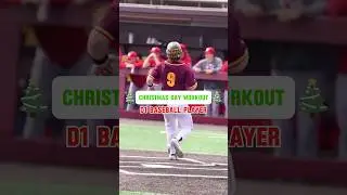 D1 BASEBALL CHRiSTMAS DAY WORKOUT🎄🔥#christmasday #baseballworkout #workout #christmasworkout #d1