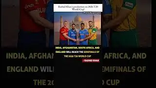 Rashid Khan's prediction on 2026 T20 World Cup!
