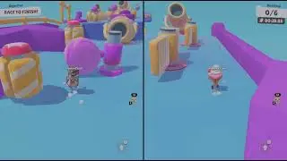 Stumble Guys - Split Screen Gameplay Part 2 (PS5)