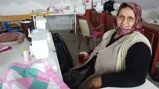 Tufanbeyli Halk Eğitim Merkezi Dikiş Nakış Kursu Bayanlar Bayanlar Arı Gibi Çalışıyor, Üretiyor.