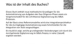 Grundlagen der Digitalisierung von Mergers und Akquisitionen