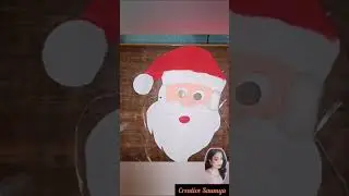 Santa Claus Mask#christmas #christmascraft#merrychristmas #easypapercraft