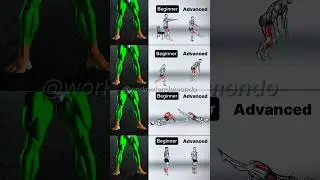 Beginner Advanced Leg Gains!No gym, no excuses-just 4 moves to sculpt strong legs & glutes. #shorts