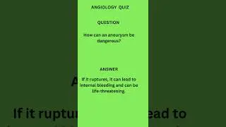 #shorts #medical #nursing #biology #shortsfeed #angiology MEDICAL NURSING - ANGIOLOGY  QUIZ  PART 10