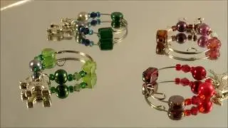 Wine glass charms dogs