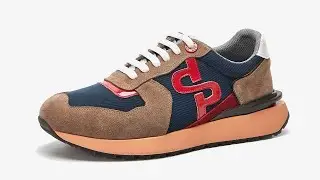 Opp France Lace-Up Suede Brown Sneakers Shoes for Men